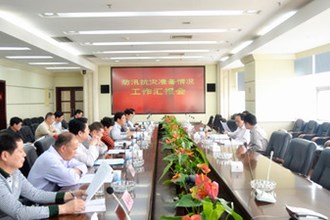 周德睿听取防汛抗灾准备工作情况汇报时要求做好防大汛抢大险抗大灾准备