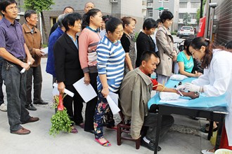 全国慢性病危险因素监测进入武陵区高车村