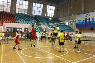 市民政系统举办第三届气排球比赛