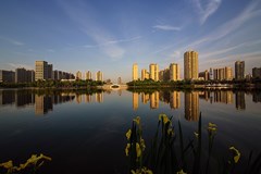 生态优美的穿紫河