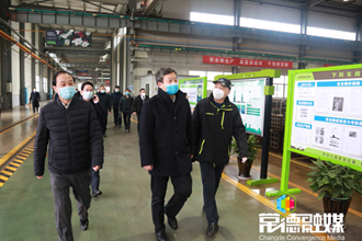 曹立军深入园区指导企业复工复产