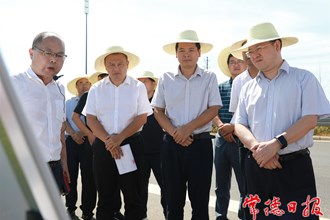 周振宇到临澧县调研抗旱、交通建设等工作 合理使用调配水源 全力抗旱保民生