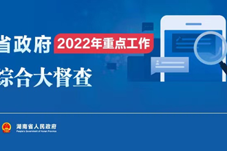 专栏丨省政府2022年重点工作综合大督查