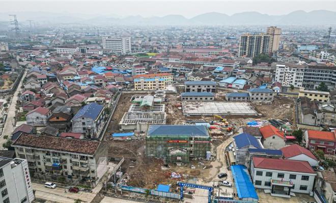 【临澧】建设中的澧北城乡供水一体化项目鸟瞰图