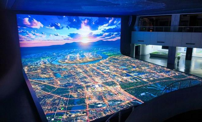 【社会】升级改造后的市规划展示馆总体规划大模型