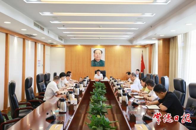 曹志强听取盐田港在常建设项目推进情况时强调：加快推进合作协议落地落实 促进常德水运振兴发展