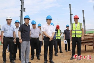 市领导到联点企业开展“三送三解三优”活动并督导检查安全生产工作时指出：全力支持重大产业项目顺利推进