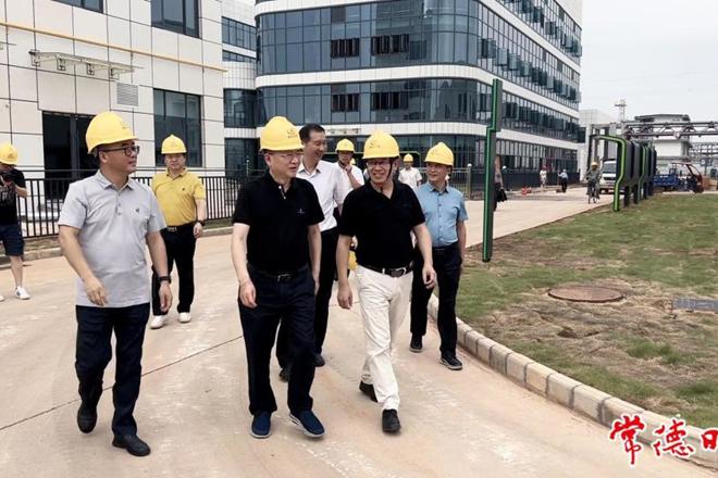  市领导调研督导津市利尔生物发酵技术项目