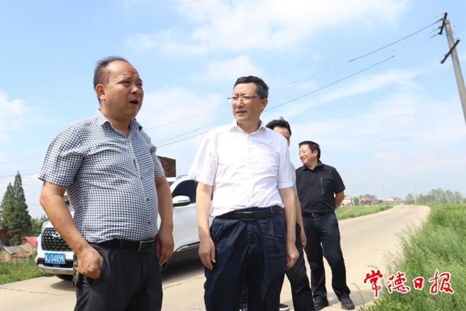 市领导率队调研西湖管理区防汛抗旱工作