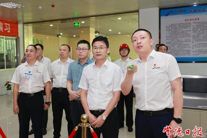 曹志强带队前往常德经开区调研重点税源企业