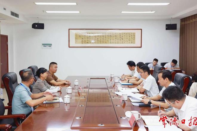 曹志强带队在澧县下沉接访