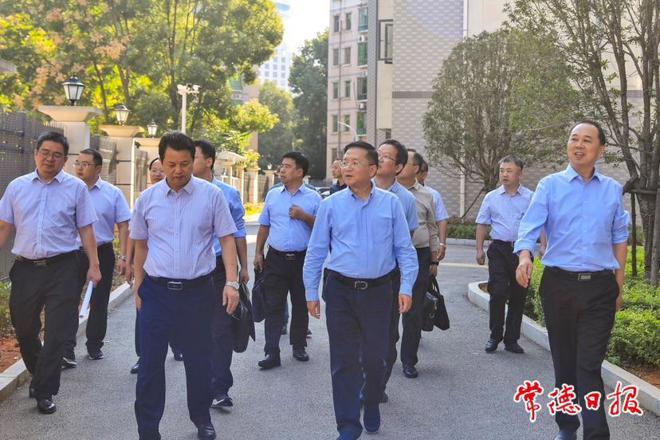 市领导赴常德市第一中学调研