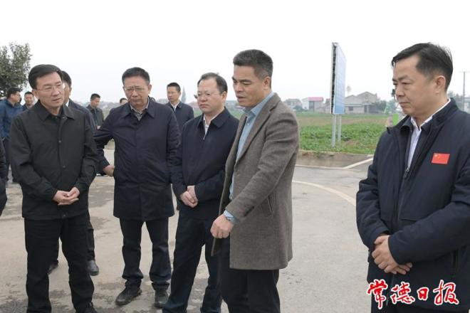 省委农办调研组调研鼎城区粮油生产工作