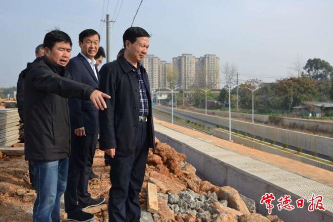 常德市领导专题调研常德站北站房建设工作