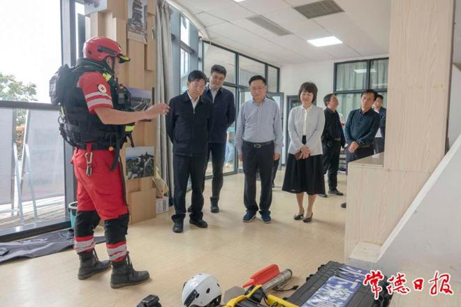 中国红十字会调研组来常调研