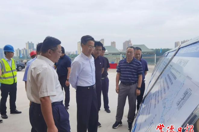 水利部总经济师程殿龙一行调研常德水利工作