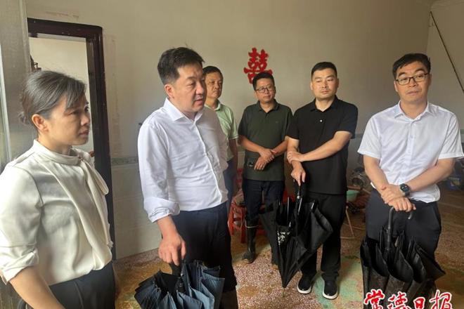 省自然资源厅领导督导桃源汛期地质灾害防治工作