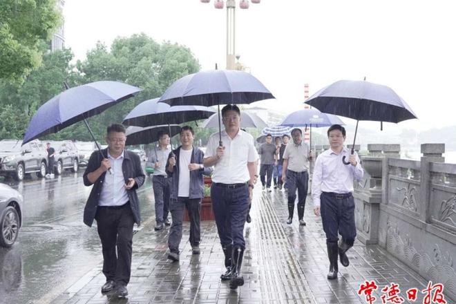 罗毅君赴石门县督导检查防汛抗灾工作