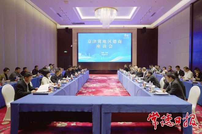 京津冀地区德商座谈会召开 罗毅君主持并讲话