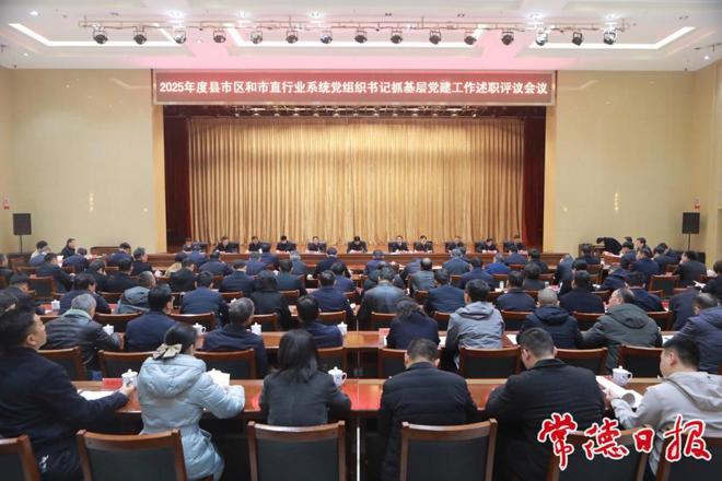 罗毅君主持召开2025年度县市区和市直行业系统党组织书记抓基层党建工作述职评议会议