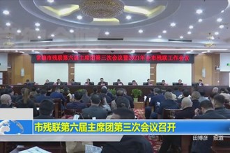 市残联第六届主席团第三次会议召开