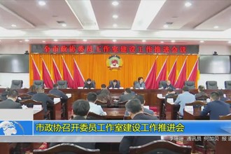 市政协召开委员工作室建设工作推进会
