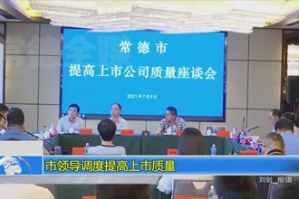 市领导调度提高上市质量