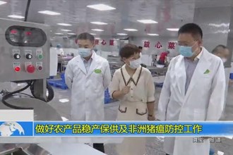 做好农产品稳产保供及非洲猪瘟防控工作