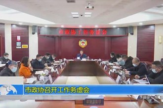 市政协召开工作务虚会