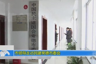市领导走访民建常德市委会