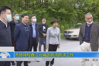 市领导检查江北城区防汛防涝工作