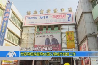 市领导现场督导全国文明城市创建工作