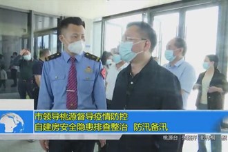 市领导桃源督导疫情防控、自建房安全隐患排查整治、防汛备汛