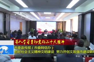 深入学习宣传贯彻党的二十大精神(12.15)