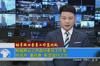 柳城商业之声政协委员工作室：听民声 重民意 彰显政协之为