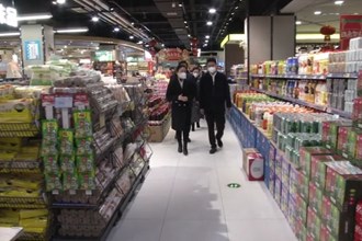 曹志强检查督导安全生产、市场供应、供电供水保障工作