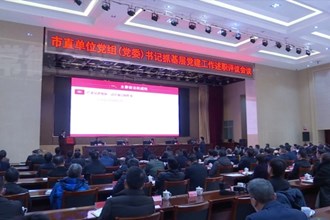 常德市委召开市直单位党组（党委）书记抓基层党建工作述职评议会议