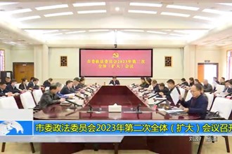 市委政法委员会2023年第二次全体（扩大）会议召开