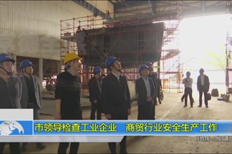 市领导检查工业企业 商贸行业安全生产工作