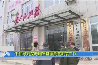 市领导到汉寿调研基层党管武装工作