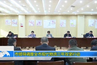 市领导调度全市现代物流三年攻坚行动
