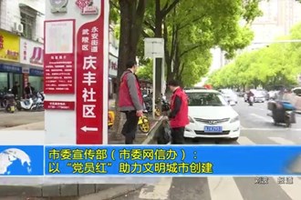 市委宣传部（市委网信办）：以“党员红”助力文明城市创建