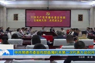 中共常德市委宣传部直属机关第二次代表大会召开