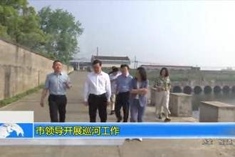 市领导开展巡河工作