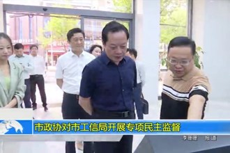 市政协对市工信局开展专项民主监督