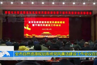 常德市自然资源规划系统党风廉政建设工作会议召开