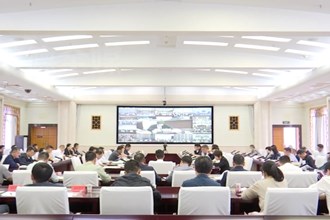 全市防汛抗旱动员暨河长制工作电视电话会议 曹志强： 扎实做好防汛抗旱工作 不折不扣落实河湖长制