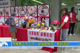 桃源：开展第三十三次“全国助残日”系列活动