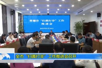 常德市“扫黄打非”工作推进会召开
