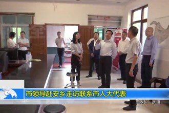 市领导赴安乡走访联系市人大代表